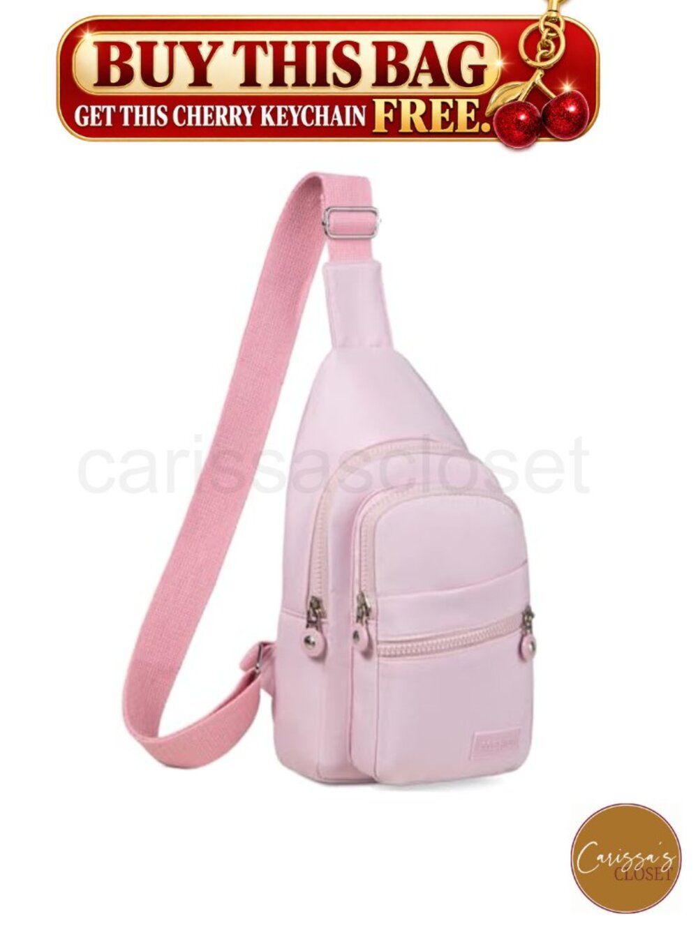 ✨ Small Sling Backpack Crossbody Bag for Women Adjustable Strap Water Resistant